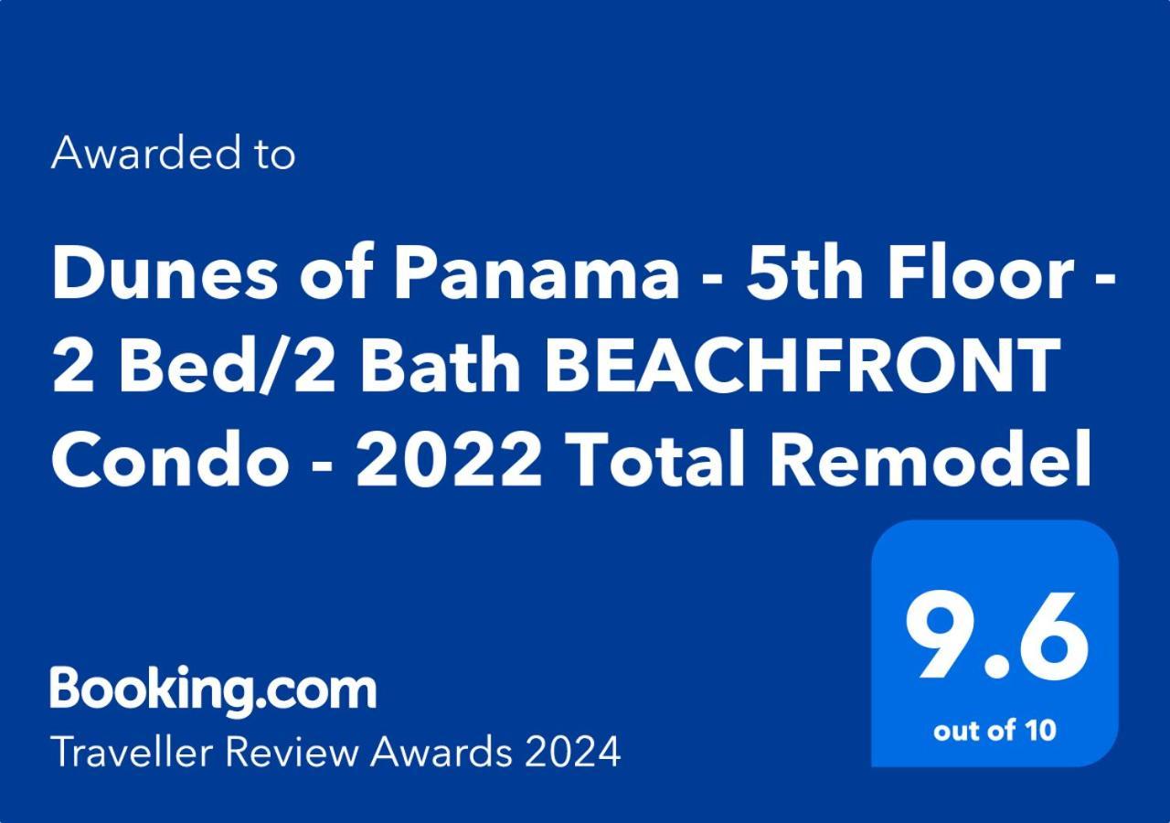 5-Star Beachfront - Remodeled 2 Bd & 2 Ba - Dunes Of Panama D505 巴拿马城 外观 照片